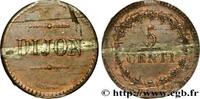 FRANCE Essai de 5 centimes de Delarue de Dijon II REPUBLIC n.d. (21,95mm, 3,61g, 6h) -