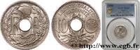 FRANCE 10 centimes Lindauer III REPUBLIC 1938 (21mm, 4g, 6h) -