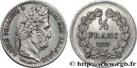 FRANCE 1/4 franc Louis-Philippe LOUIS-PHILIPPE I Paris 1833 (15mm, 1,22g, 6h) -