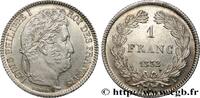 FRANCE 1 franc Louis-Philippe, couronne de chêne LOUIS-PHILIPPE I Paris 1832 (23mm, 5,04g, 6h) -