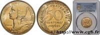 FRANCE 50 centimes Marianne, col à trois plis V REPUBLIC Paris 1962 (25mm, 7g, 6h) -