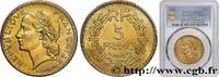 FRANCE 5 francs Lavrillier, bronze-aluminium PROVISIONAL GOVERNEMENT OF THE FRENCH REPUBLIC 1946 (31mm, 12,00g, 6h) -
