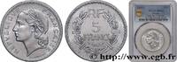 FRANCE 5 francs Lavrillier, aluminium PROVISIONAL GOVERNEMENT OF THE FRENCH REPUBLIC Castelsarrasin 1945 (31mm, g, 6h) -