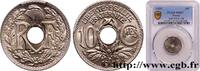 FRANCE 10 centimes Lindauer III REPUBLIC 1933 (21mm, 4g, 6h) -