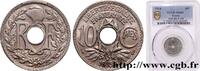 FRANCE 10 centimes Lindauer III REPUBLIC 1934 (21mm, 4g, 6h) -
