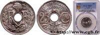FRANCE 25 centimes Lindauer III REPUBLIC 1924 (24mm, 5g, 6h) -
