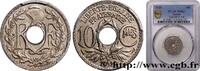 FRANCE 10 centimes Lindauer III REPUBLIC 1929 (21mm, 4g, 6h) -