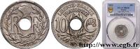 FRANCE 10 centimes Lindauer III REPUBLIC 1933 (21mm, 4g, 6h) -