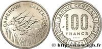 CAMEROON Essai de 100 Francs légende bilingue, type Banque CAMEROON Paris 1972 (25mm, g, 6h) -