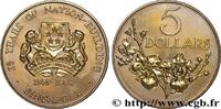 SINGAPORE 5 Dollars 25e anniversaire de la construction de l SINGAPORE 1984 (38,50mm, g, 12h) -