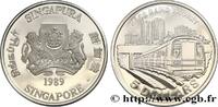 SINGAPORE 5 Dollars Proof Métro de Singapour SINGAPORE 1989 (38,70mm, 20g, 12h) -