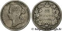 CANADA 25 Cents Victoria CANADA Heaton 1880 (23,5mm, 5,65g, 6h) -