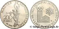 HUNGARY 200 Forint Proof Jeux Olympiques d’hiver de Lake P HUNGARY 1980 (34mm, 15,8g, 12h) -