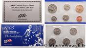 UNITED STATES OF AMERICA Série 11 monnaies - Uncirculated Coin set UNITED STATES OF AMERICA Philadelphie 2005 (mm, g, 6h) -