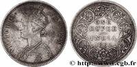 BRITISH INDIA 1 Roupie Victoria BRITISH INDIA Bombay 1862 (30,72mm, 11,53g, 12h) -