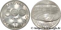 HUNGARY 500 Forint Proof Coupe du monde de football Mexiqu HUNGARY Budapest 1986 (40mm, 28,03g, 12h) -