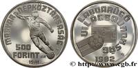 HUNGARY 500 Forint Proof Coupe du monde de football Espagn HUNGARY Budapest 1981 (40mm, 28g, 12h) -