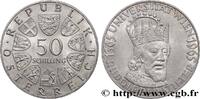 AUSTRIA 50 Schilling 600e anniversaire de la fondation de AUSTRIA 1965 (34mm, 20,06g, 12h) -