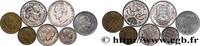 MONACO Lot de sept monnaies de Rainier III MONACO Paris n.d. (mm, g, 6h) -