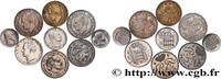 MONACO Lot de neuf monnaies de Rainier III MONACO Paris n.d. (mm, g, 6h) -