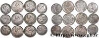 MONACO Lot de 12 monnaies 10 et 20 Francs prince Louis II MONACO Paris 1946-1947 (mm, g, 6h) -