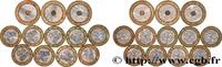 MONACO Lot 12 monnaies 10 et 20 Francs Rainier III MONACO Paris n.d. (mm, g, 6h) -