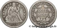 UNITED STATES OF AMERICA 1 Dime (10 Cents) Liberté assise UNITED STATES OF AMERICA Philadelphie 1842 (17,9mm, 2,52g, 6h) -