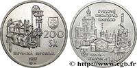 SLOVAKIA 200 Korun inscription de Banská Štiavnica au patri SLOVAKIA 1997 (34mm, 20,08g, 12h) -