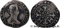 FRANCE Demi-franc NAVARRE - KINGDOM OF NAVARRE - HENRY III Morlaàs 1578 (26,5mm, 6,70g, 12h) -