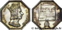 FRANCE Notaires de Louviers (Saint Louis) NOTAIRES DU XIXe SIECLE n.d. (31mm, g, 12h) -