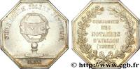 FRANCE Notaires d’Avallon NOTAIRES DU XIXe SIECLE 1858 (32,5mm, g, 12h) -