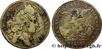 FRANCE Bataille de Malaga, contremarque chien MARINE 1705 (26,5mm, 5,96g, 6h) -