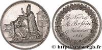 FRANCE Médaille de mariage AMOUR ET MARIAGE 1850 (27,5mm, 9,88g, 12h) -