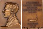 FRANCE Plaquette, Professeur Marcel Brulé, commémoration SCIENCES & SCIENTIFIQUES 1946 (63mm, 121,68g, 12h) -
