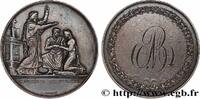 FRANCE Médaille de mariage AMOUR ET MARIAGE 1821 (32,5mm, 16,54g, 12h) -