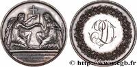 FRANCE Médaille de mariage, Evangile de St Mathieu AMOUR ET MARIAGE 1859 (31,5mm, 14,10g, 12h) -