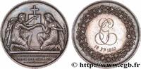 FRANCE Médaille de mariage, Evangile de St Mathieu AMOUR ET MARIAGE 1860 (31,5mm, 13,73g, 6h) -