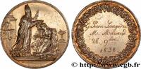 FRANCE Médaille de mariage AMOUR ET MARIAGE 1838 (41,5mm, 31,99g, 12h) -