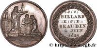 FRANCE Médaille de mariage AMOUR ET MARIAGE 1829 (32,5mm, 14,69g, 12h) -