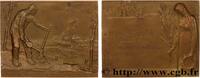 FRANCE Plaquette, Union nationale des cheminots TRANSPORTS (TRAINS, BUS, TRAMWAYS, BATEAUX...) 1914-1916 (51mm, 77,81g, 12h) -