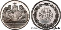 FRANCE Médaille de mariage, Evangile de St Mathieu AMOUR ET MARIAGE 1875 (31,5mm, 13,86g, 12h) -
