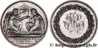 FRANCE Médaille de mariage, Evangile de St Mathieu AMOUR ET MARIAGE 1896 (31,5mm, 13,99g, 12h) -