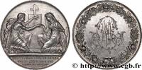 FRANCE Médaille de mariage, Evangile de St Mathieu AMOUR ET MARIAGE 1912 (30mm, 14,45g, 12h) -
