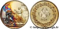 FRANCE Médaille de mariage AMOUR ET MARIAGE 1839 (29mm, 12,38g, 12h) -