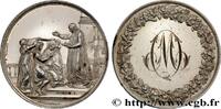 FRANCE Médaille de mariage AMOUR ET MARIAGE 1829 (41mm, 31,78g, 12h) -