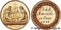 FRANCE Médaille de mariage AMOUR ET MARIAGE 1830 (31,5mm, 14,23g, 12h) -