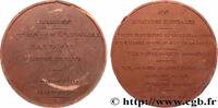 FRANCE Médaillon en terre cuite, Inauguration de la premi CHARLES X 33 - Bordeaux 1828 (94,5mm, 123,99g, 12h) -