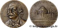 FRANCE Médaille, Gustave Flaubert, Pavillon-Musée LITTÉRATURE : ÉCRIVAINS/ÉCRIVAINES - POÈTES 1921 (49mm, 68,65g, 12h) -