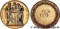 FRANCE Médaille de mariage, La Religion les unit AMOUR ET MARIAGE 1839 (36,5mm, 22,08g, 12h) -