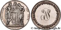 FRANCE Médaille de mariage, La Religion les unit AMOUR ET MARIAGE 1819 (36mm, 23,64g, 12h) -